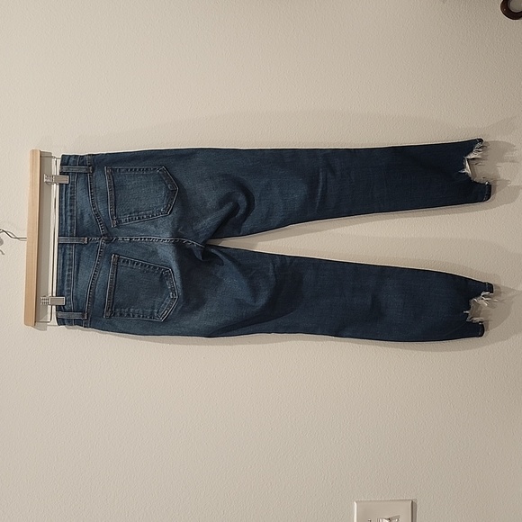 JUST BLACK DENIM JEANS SIZE 25 SHARK BITE RAW HEM - JBD - Picture 9 of 10